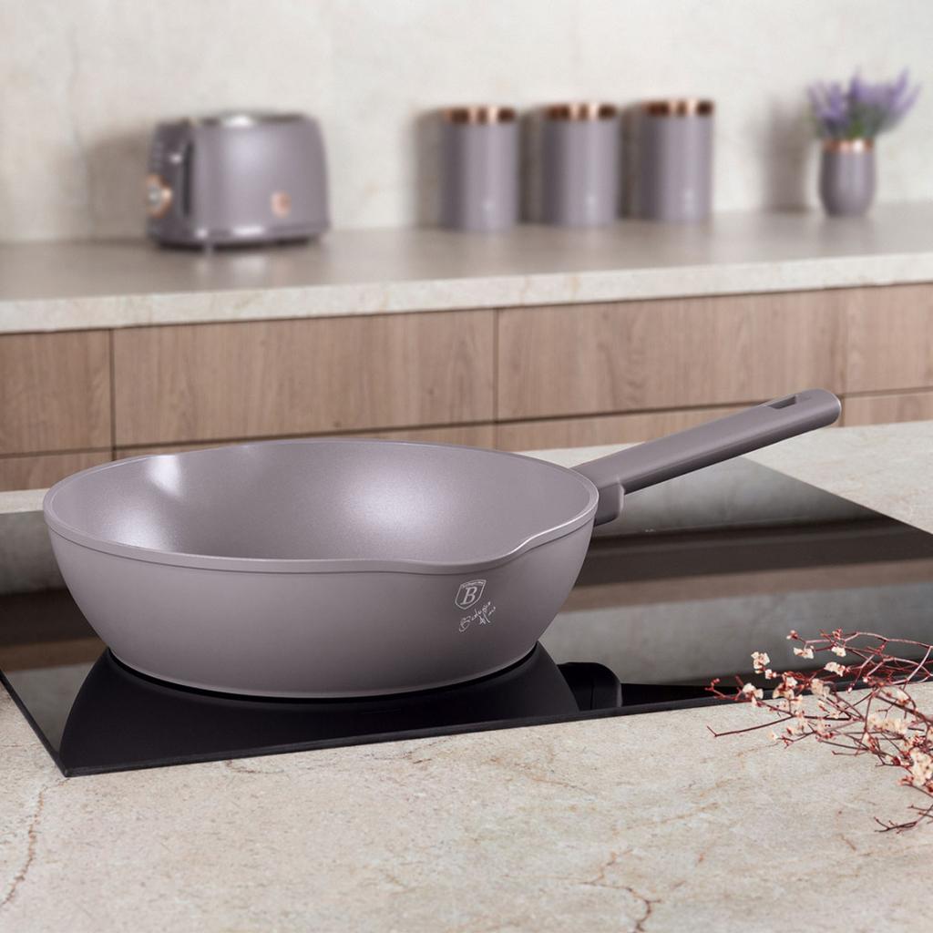 TITANIUM DEEP FRYPAN 24cm BERLINGER HAUS BH-8090 TAUPE