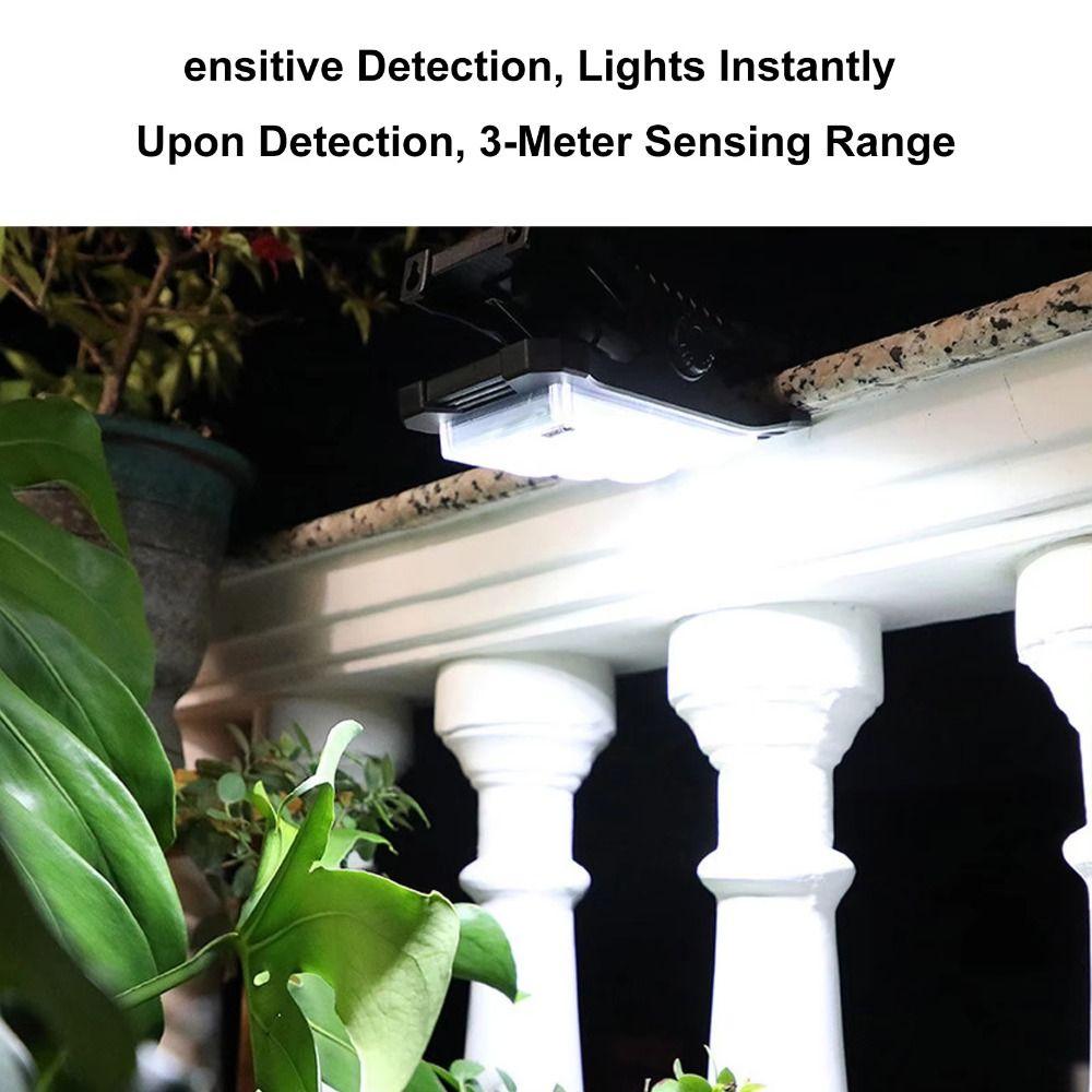 Waterproof Outdoor Solar Clamp Light High-Brightness LED Motion Sensor Light Weatherproof Solar-Powered Solar Powered Light
