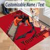 Custom Text Chainsaw Man Pattern Floor Rug Soft Indoor Carpet Mat Living Room Bedroom
