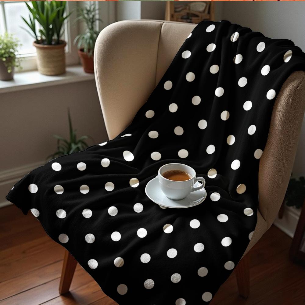Lace Bow Ghost Bat Anime Cartoon Flannel Blanket Soft Warm Throw for Bedroom Sofa Car Kids Holiday Gift