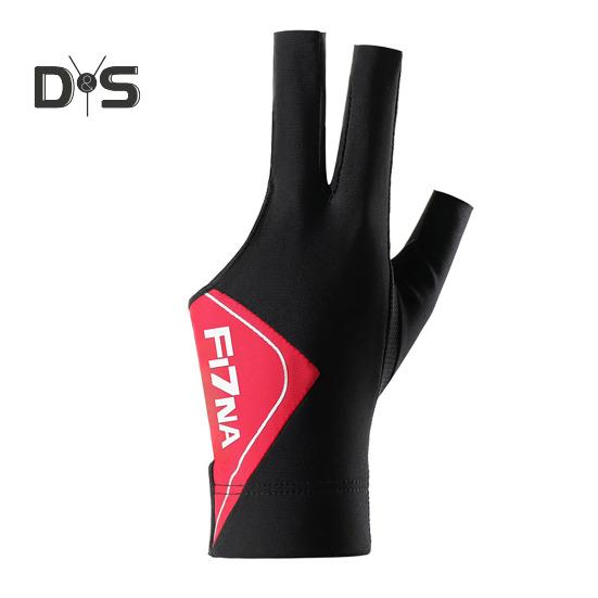 

1 шт. Перчатка для бильярда с эластичной застежкой-лентой, регулируемый дизайн, нескользящая, для левой руки, 3 пальца, для бильярда красный