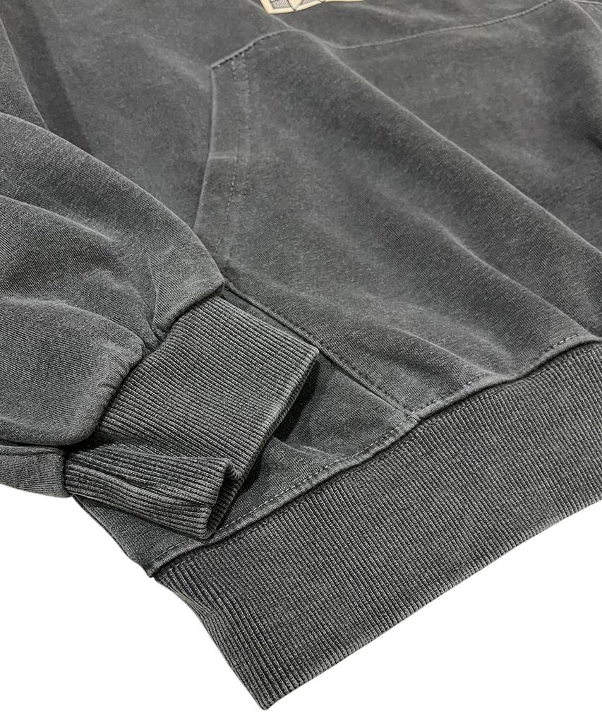 SK8ER ROCK No Control Pigment Sweat Hooded (Charcoal)