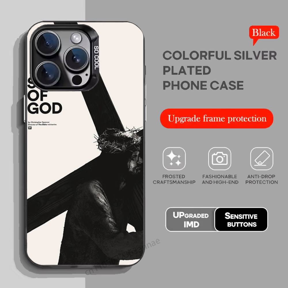 Orthodox Cross Icon Church ART Phone Case For iPhone 17,16,15,14,13,12,11,Pro,Max,Plus,Mini,X,XS,XR,8,S,SE Soft Black Case