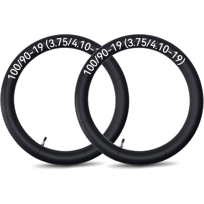 2 шт. 100/90-19 Мотоциклетная камера 3.75/4.10-19  Камеры для питбайка Замена для 100/90-19 3.75-19 4.00-19 4.10-19 4.50-19 Передняя для питбайка