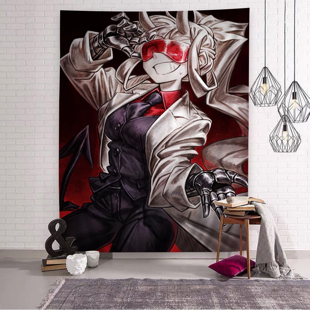 Helltaker Printed Large Wall Tapestry Hanging Tarot Hippie Wall Rugs Dorm Art Home Decor