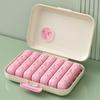 21/28 Grid 7-Day Pill Organizer Dust-proof Medicine Storage Box Weekly Pill Case  Outdoor