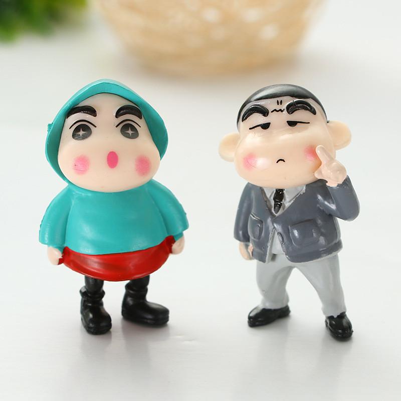 Shin Crayon Raincoat Chan Pvc Action Figure Model For Decoration Birthday Gift