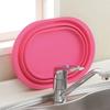 Wahei Freiz Kitchen Plumbing Supplies, Sukitto Silicone Washtub, Oval, Pink, Foldable, SR-4881