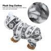 Winter Dog Clothes 5 Sizes Dog Soft Comfortable 4 Feet Warm Grey Plush Winter Cat for Small Medium Large Dog Autumn