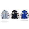 Letter Patch Baseball Jacket Casual Loose Varsity Coat