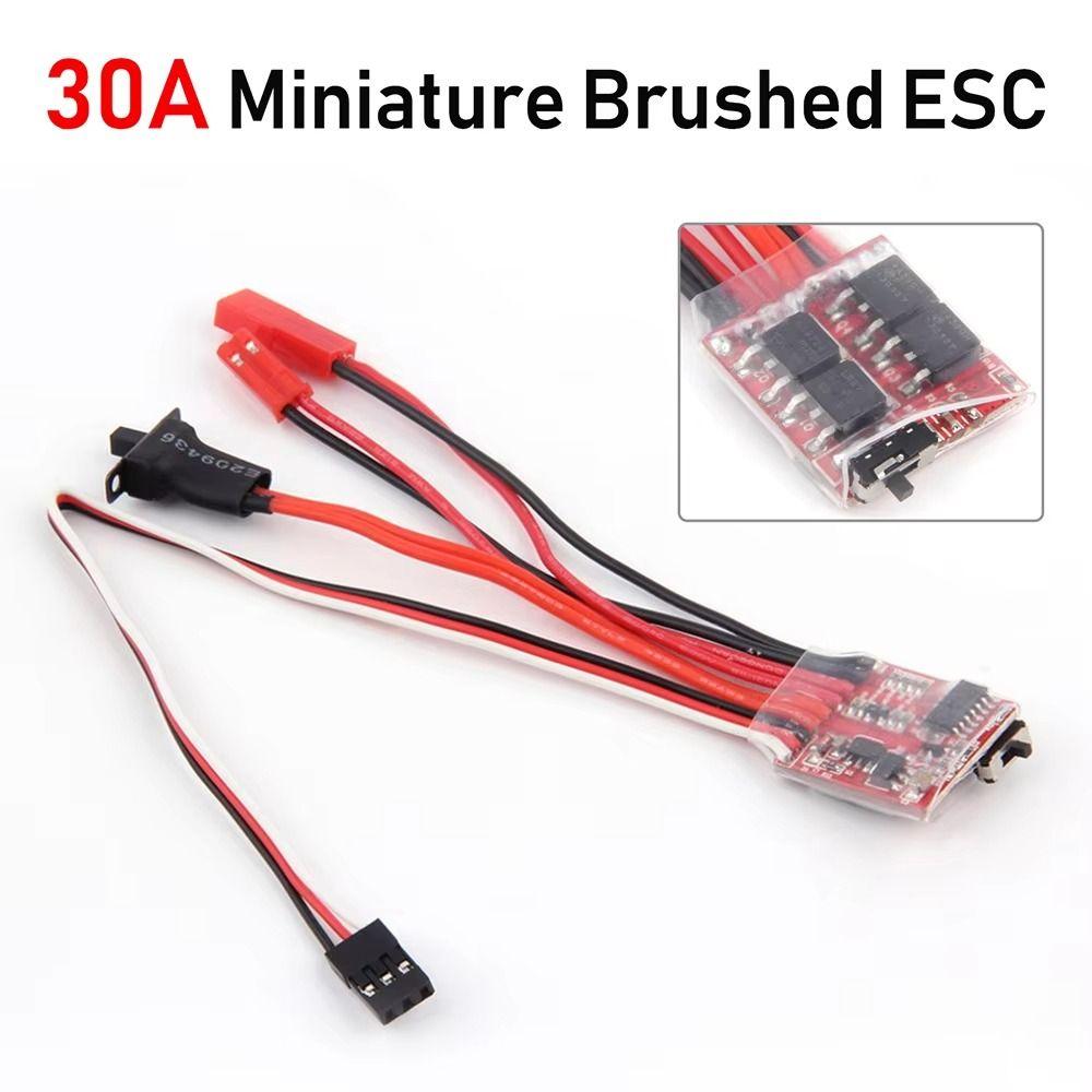 4-8V 2S 30A Brushed ESC Brake Function RC Motor Micro ESC  Remote Control Toys