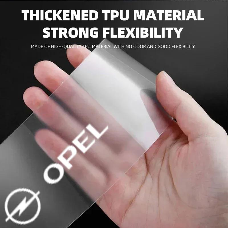 4pcs Car Scratchproof Car Threshold Transparent Sticker for Opel OPC Astra Insignia Mokka Zafira Corsa Vectra C D Antara Car