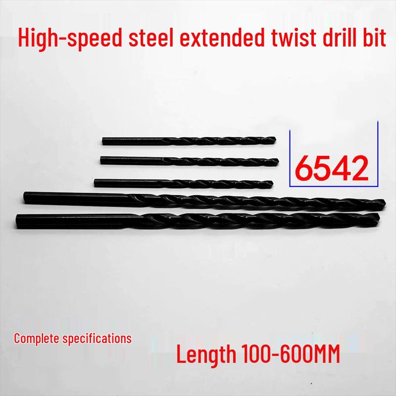 Extended Nitrided HSS Straight Shank Twist Drill Bit