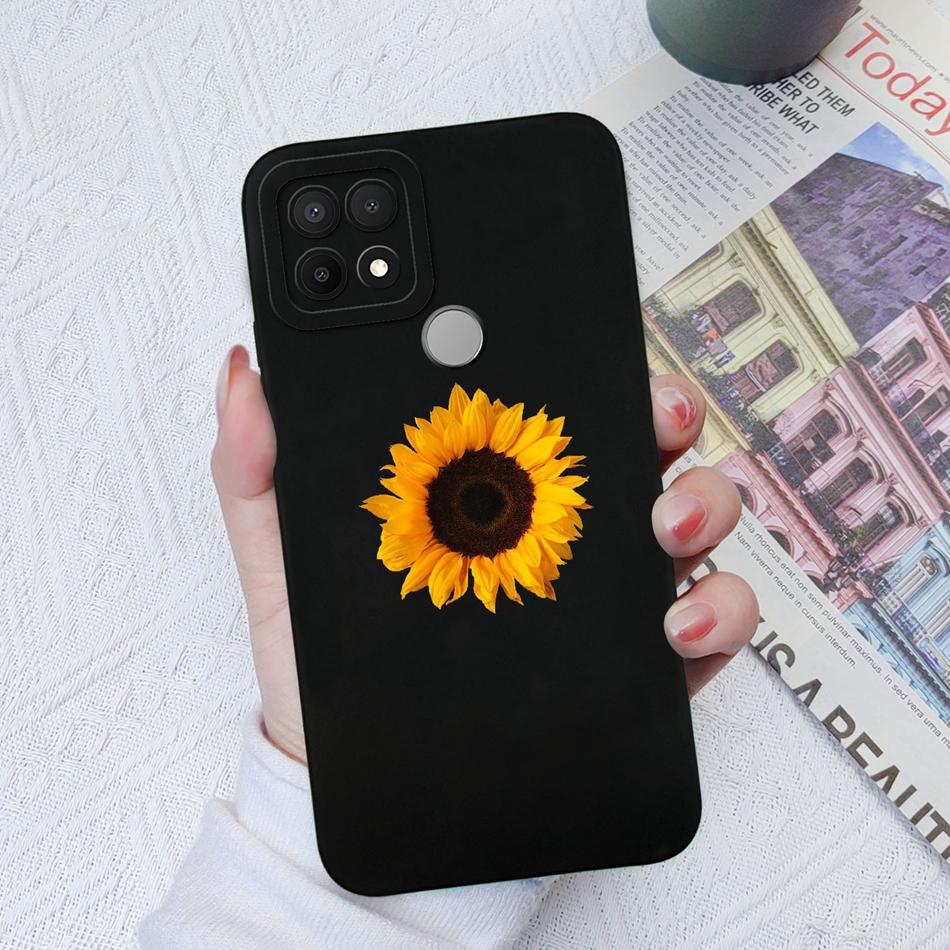 Custodie Per OPPO A15 A15S A16K A16E Design Carino Morbido Silicone Liquido Protezione Fotocamera Migliorata Cover Posteriore Per OPPO A 16K 16E Coque