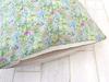 DDintex FLORET LONDON Cushion 45x45cm Cover, Poet's Meadow, Turquoise, [Liberty Print]
