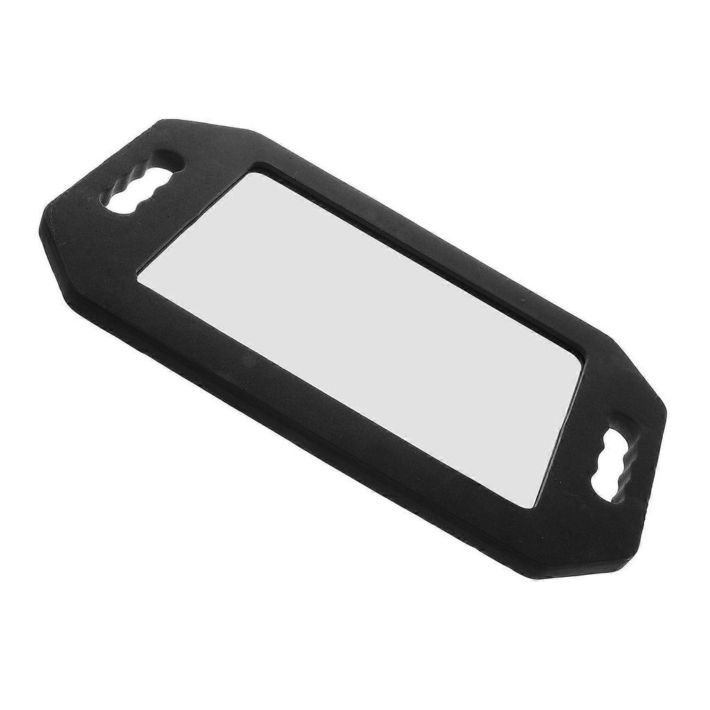 Foam Hand Mirror With Handle Large Hand Held Mirror With Handle Rectangular Hair Salon Equipment Hairstylist Barber Accessories For Women Men