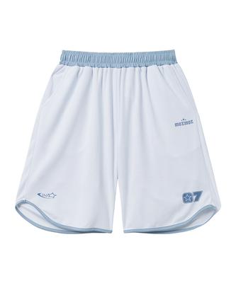 MOZMOZ Pastel Air Mesh Jersey Shorts Blue