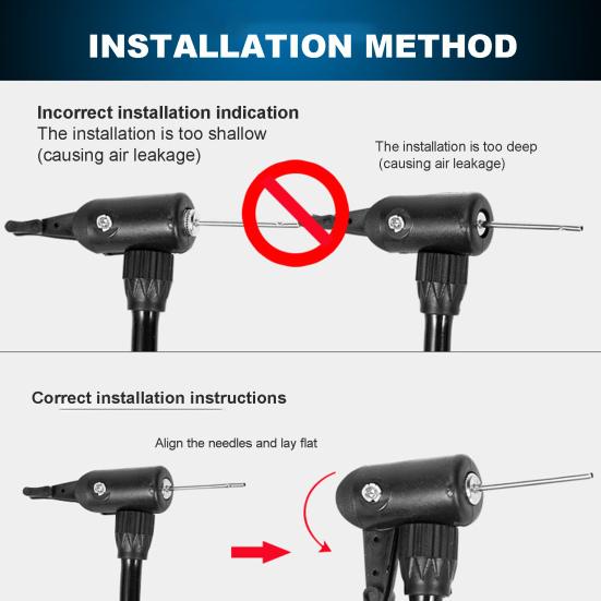 Bike Pump Useful Bicycle Accessories High Pressure for Ball