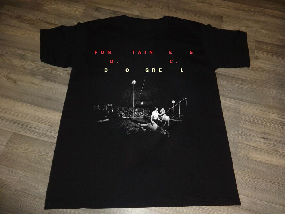 Fontaines D.C. Band Album Dogrel Black T Shirt Full Size S5XL Unisex T-Shirt