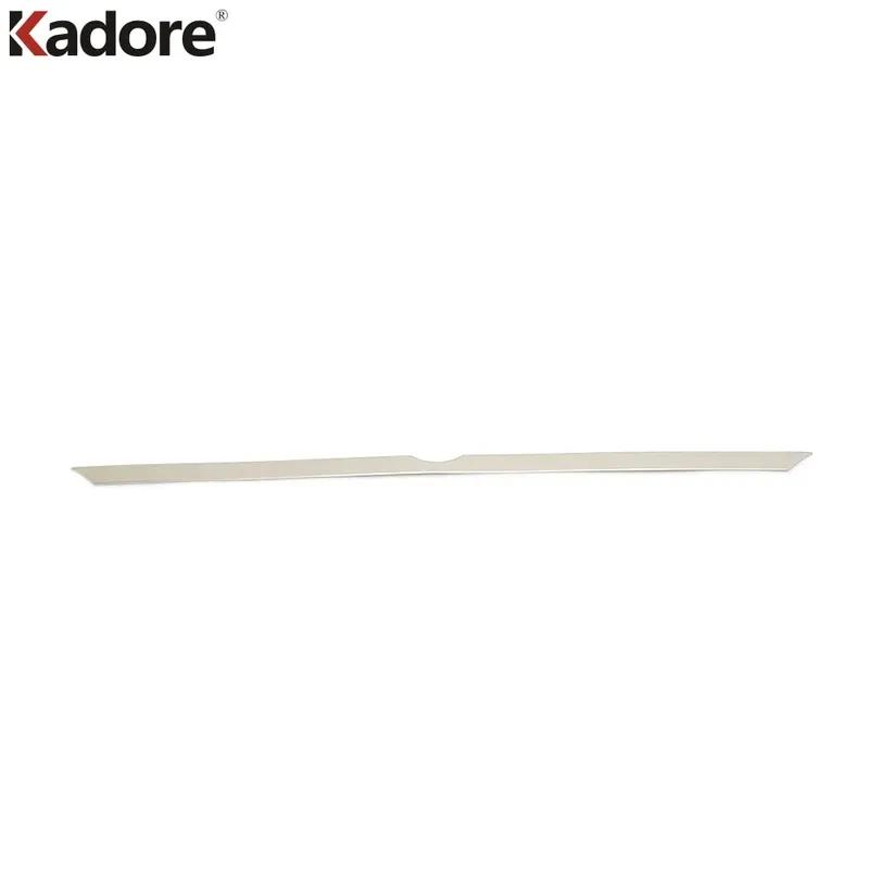 For Skoda kodiaq 2016 2017 2018 Steel Rear Trunk Lid Cover Trim Tailgate Molding Garnish Strips Car Accessories