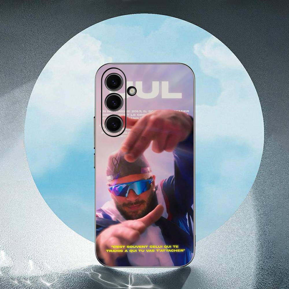 J-JuL-L Luxury Black Phone Case For Samsung Galaxy S23 S24 S25 Ultra S22 Plus S21