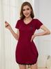Heart Print Sexy Summer Nightgown for Women – Pure Desire Home Dress