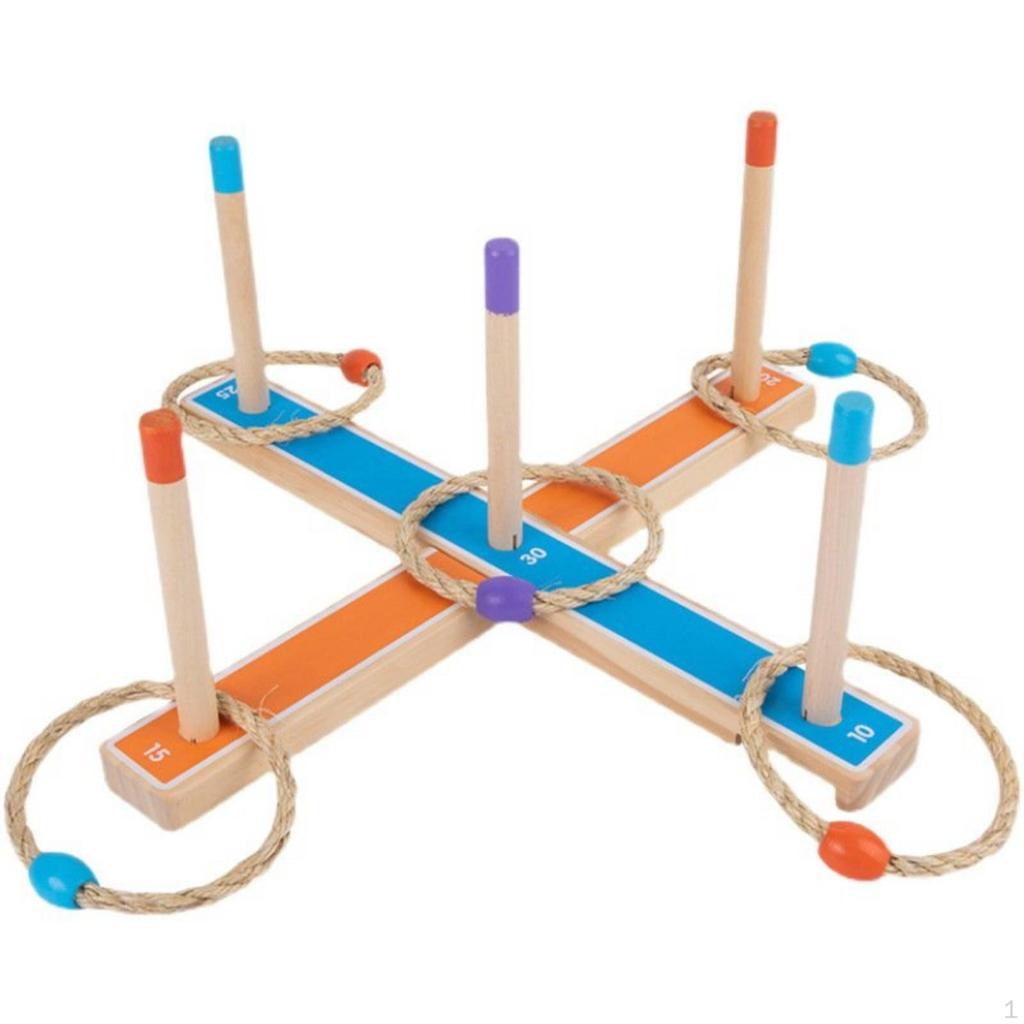 Hoop Stacking Board Fine Motor Skills Wooden Insert Finger Therapeutic Equipment for