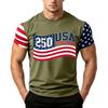 Men's Sleeveless T Shirt USA Flag Print Muscle Fit Casual Summer Top Patriotic Graphic Tee for Outdoor Activities and Daily Wear
