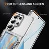 Transparante Kaarthouder Portemonnee Telefoonhoesje voor Samsung Galaxy S22 S23 S26 Ultra S24 S25 Plus Acryl Schokbestendig Harde Cover