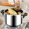 Autocuiseur multifonctionnel en acier inoxydable 4/6L, cuisinière à gaz, cuisine domestique, autocuiseur antidéflagrant
