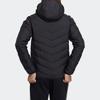 adidas neo M 3s Lw Down Jk Logo Printing Stay Warm hooded Sports Down Jacket Black Men's H45252