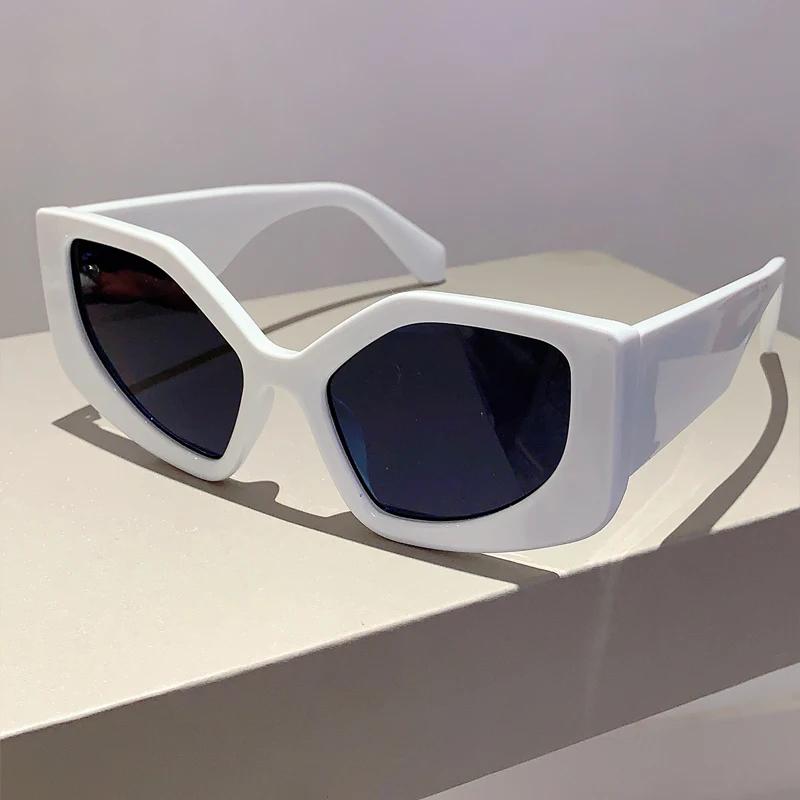 

Новые женские солнцезащитные очки Polygon Винтажные многоградиентные конфетные оттенки Модный брендовый дизайнерские очки для путешествий without case