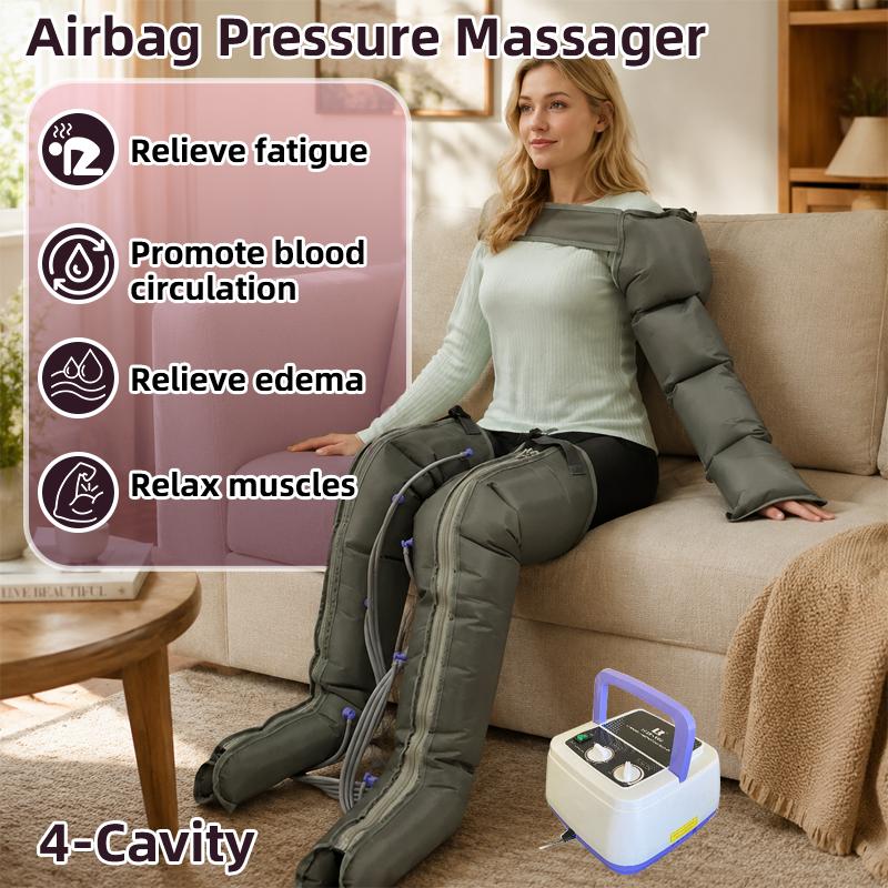 4 Chamber Air Compression Massager Promote Blood Circulation Relieve Pain Lymphatic drainage Massage Machine