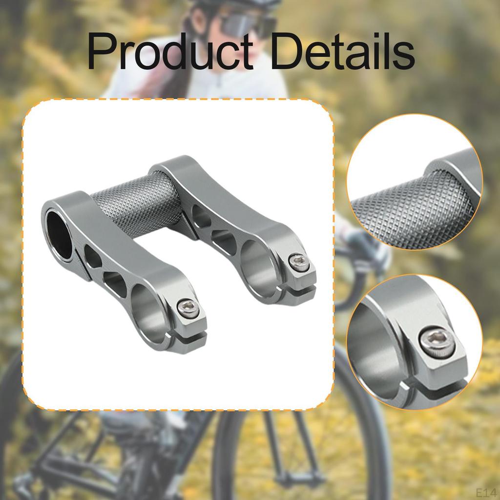 Prodlužovač řídítek, Prodloužení s dvojitou montážní objímkou, Nástavec na představec