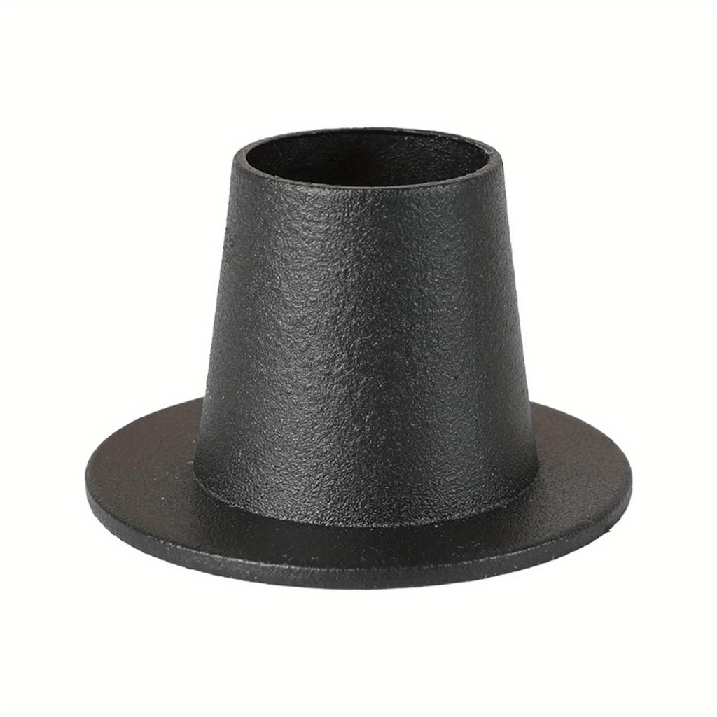 2Pcs European Style Iron Brass Candlestick Ornaments Candlelight Romantic Dinner Candle Holder