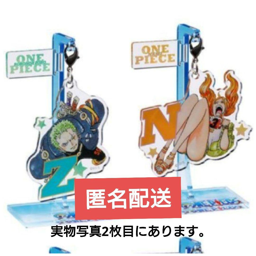 Used [Original product] ONE PIECE acrylic stand Zoro Nami 2 types set