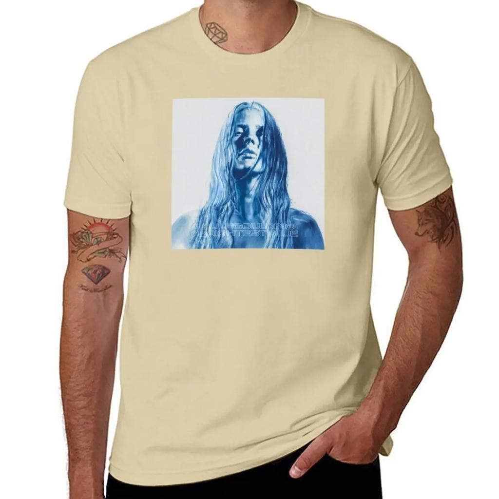 Ellie Goulding - Brightest Blue T-Shirt Aesthetic clothing plain customs design your own Men's clothing