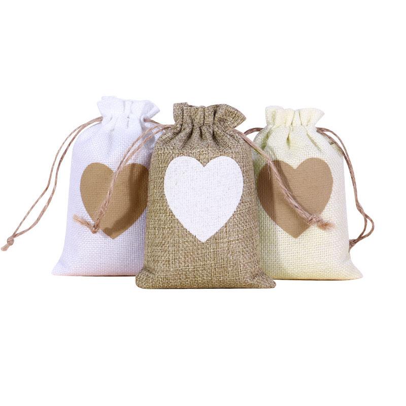 WTEMPO Home Cloth Gift Bags Pearls Beads Jewelry Small Presents Packaging Drawstring Bags Perfect for Wedding Birthday Party Favors