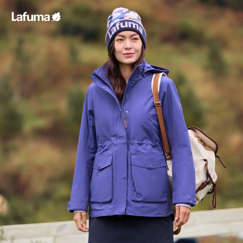LAFUMA Women s Waterproof Detachable Hooded Shell Jacket 165/84A (38)