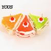 Small Animal Bedding Triangular Cake Hamster Bed, Plush Warm Hanging Hammock, Winter Cozy Cave Skin Friendly Fabric Nest Cage Accessory for