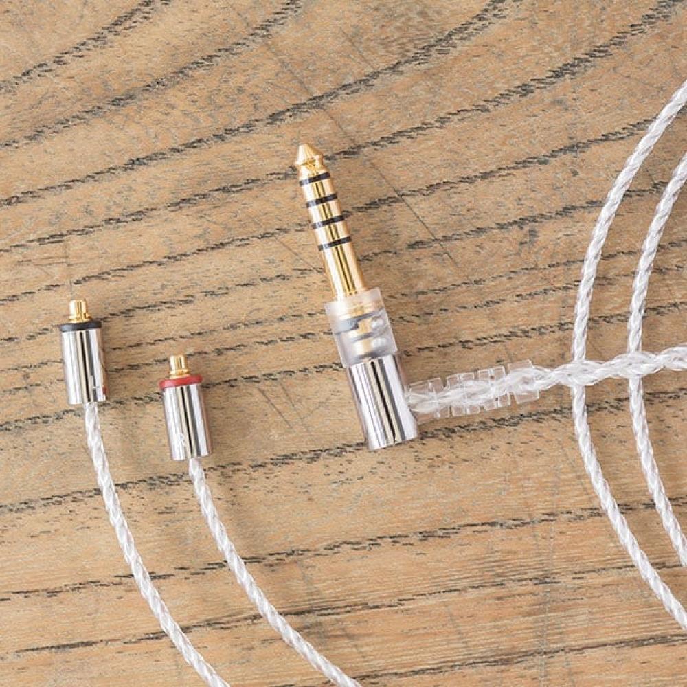 Final Earphone Silver Coated Cable Mmcx 1.2m 4.4mm C106 Ms12ezcleh