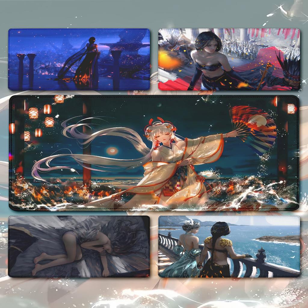 Anime Ghost Blade Ice Princess mousepad Anime mouse pad Gamer XL Computer Home Mousepad XXL Mouse Mat Non-Slip teclado mouse pad