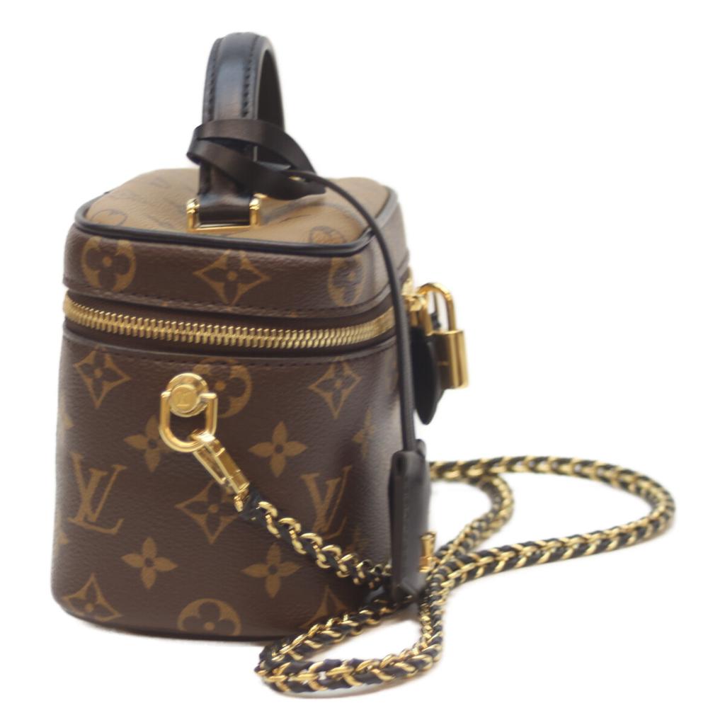 LOUIS VUITTON 20 years M45165 Monogram Reverse Vanity NV PM Shoulder bag Brown / BlackUsed