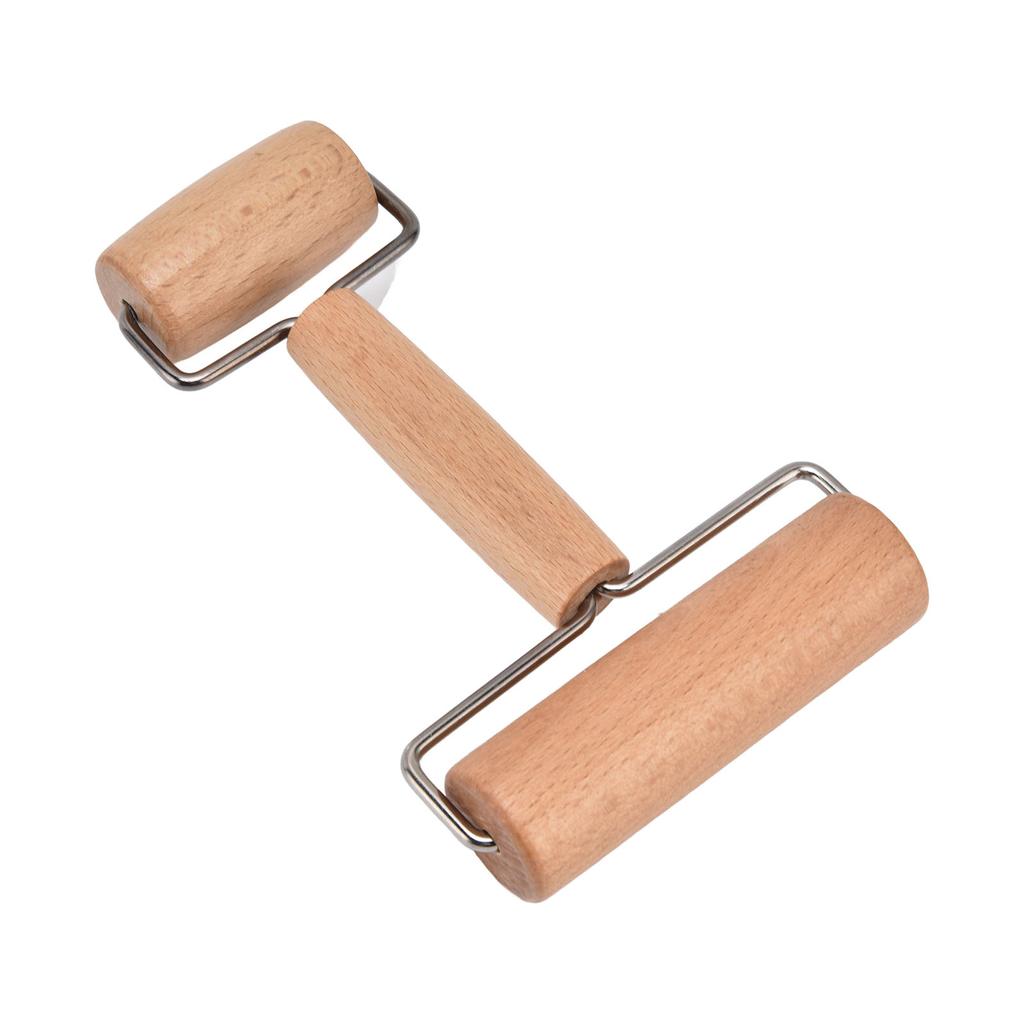 Tehnologie de acoperire a rolei de aluat, lustruire exterioară, prindere confortabilă, rolă de pizza din material lemnos