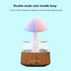 Rain Cloud Humidifier Rain Colorful Mushroom Cloud Raindrop Atmosphere Lamp Night Light Essential Oil Small Aromatherapy Machine