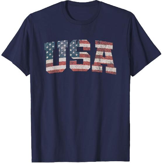 4th of July Shirts for Men USA Flag Patriotic America Tees T Shirts