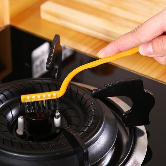 5/6/7/8Pcs Cleaning Brush with Ergonomic Handle Removes Dust Dirt Debris Anti-Slip Grip Home Car Interior Cleaning Scrubber