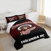 3 Piece Bedding Set Frolunda Indians HC Hockey Logo Red Green Duvet Cover for Men Fan Gift