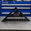 Rapporteur d'Angle Triangulaire pour Toiture 90/45 Degrés Règle Triangle Métallique 7 Pouces Pour Charpente
