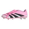 David Beckham x Predator Pro Limbă rabatabilă FG Miami Adidași unisex Roz Beam-Roz Negru de bază JS4464